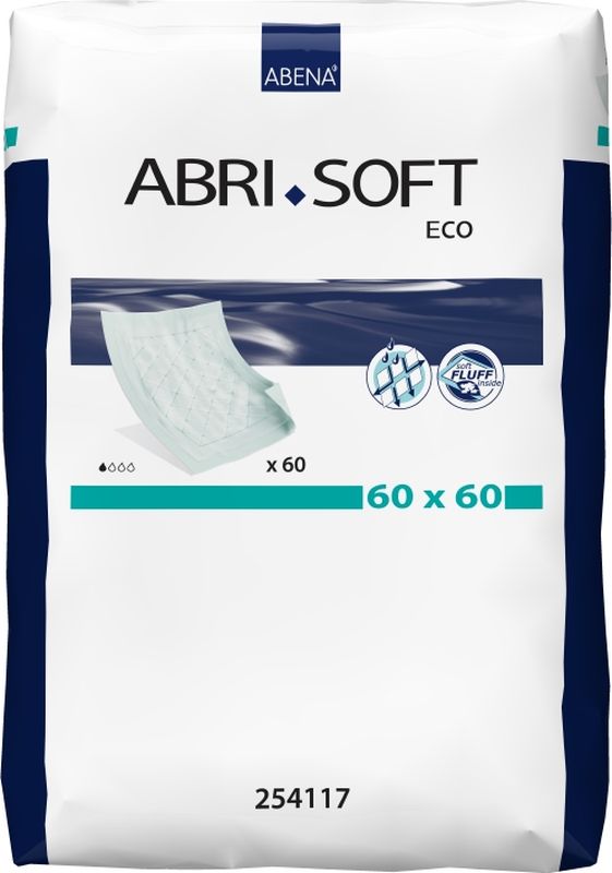 фото Abena Пеленки впитывающие Abri-Soft Eco 60 х 60 см 60 шт