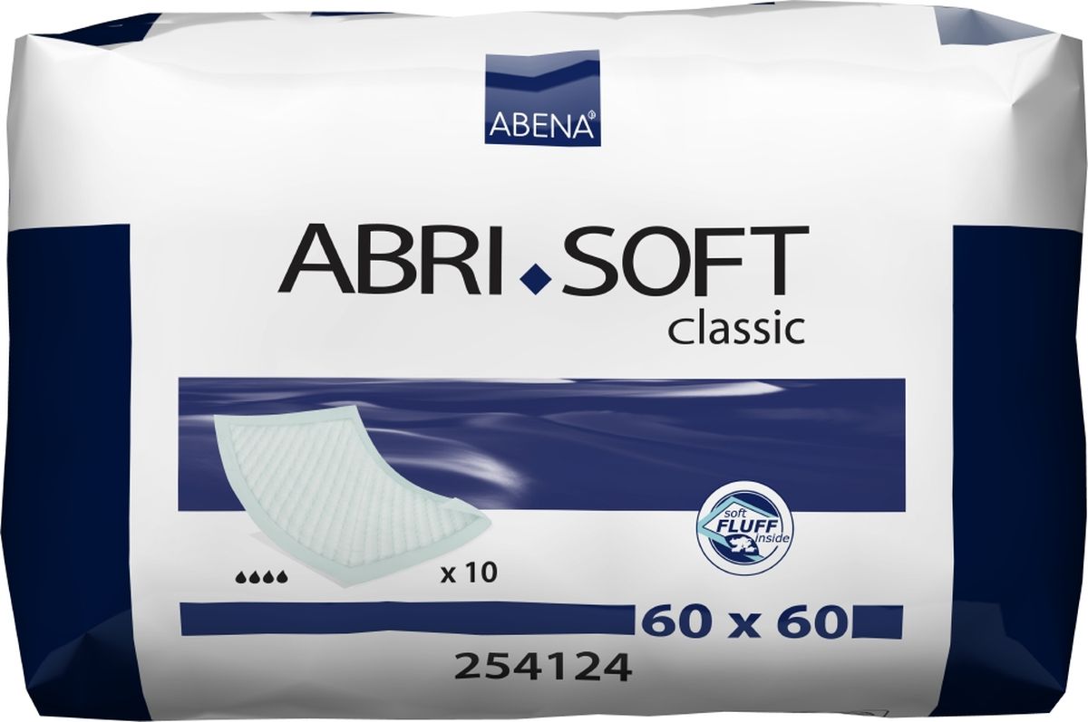 фото Abena Пеленки впитывающие Abri-Soft Classic 60 x 60 см 10 шт