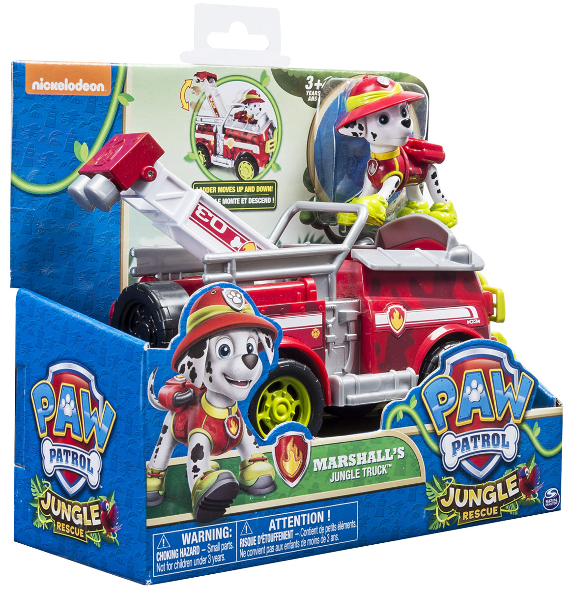 фото Paw Patrol Игровой набор Машина спасателя со щенком Маршалл