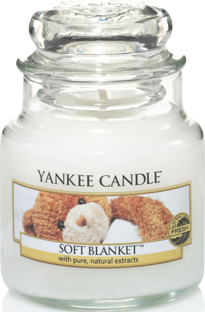 фото Ароматическая свеча Yankee Candle "Мягкое одеяло / Soft Blanket", 25-45 ч, 104 г