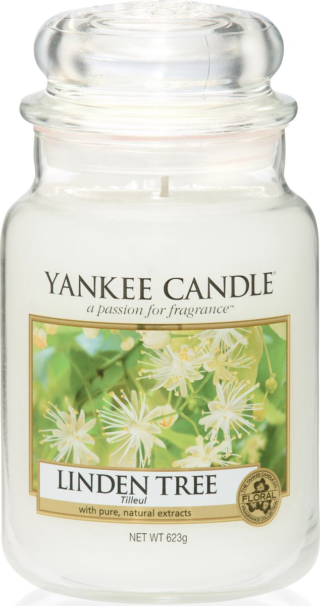 фото Ароматическая свеча Yankee Candle "Липа / Linden Tree", 110-150 ч