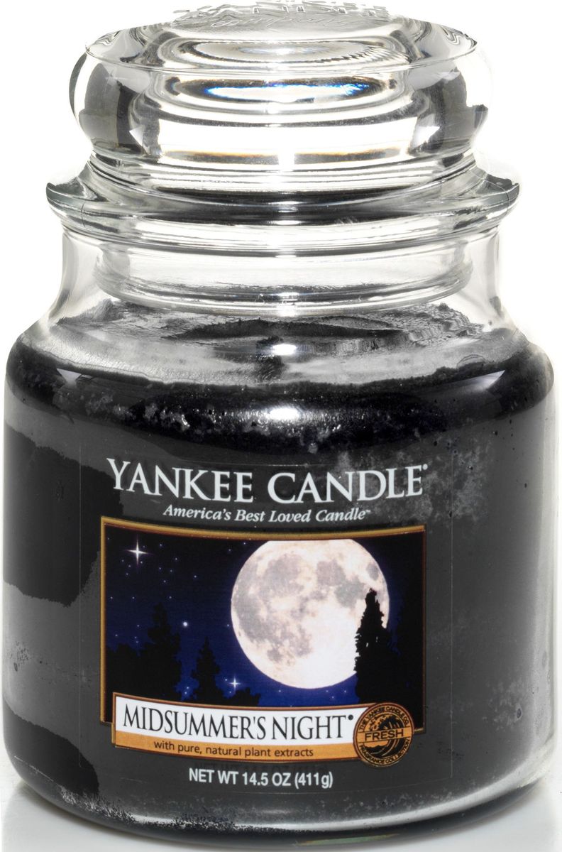 фото Ароматическая свеча Yankee Candle "Летняя ночь / Midsummers Night", 65-90 ч