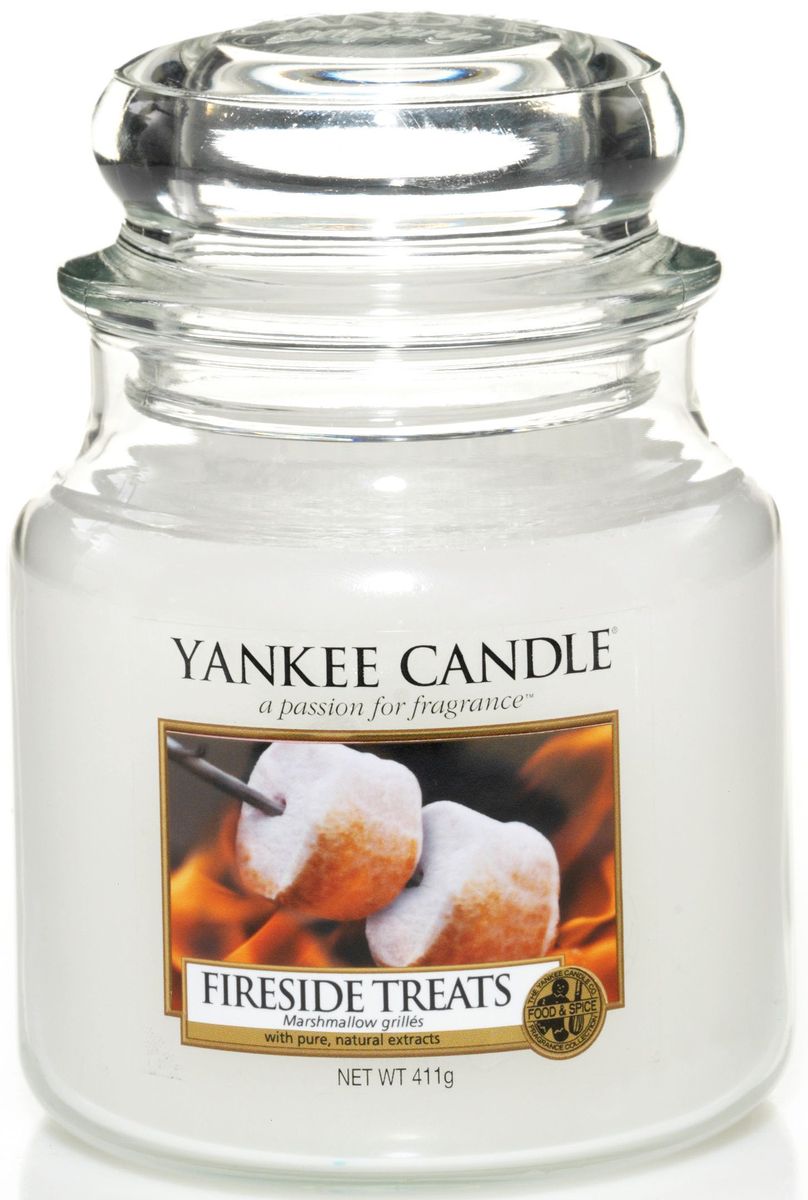 фото Ароматическая свеча Yankee Candle "Жареный мармелад / Fireside Treats", 65-90 ч