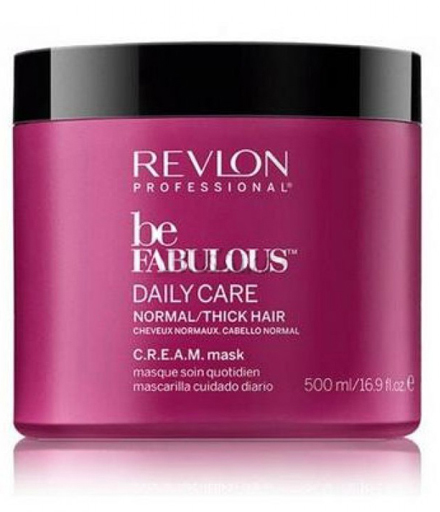 фото Revlon Professional Be Fabulous C.R.E.A.M. Mask For Normal Thick Hair Маска для нормальных/густых волос, 500 мл