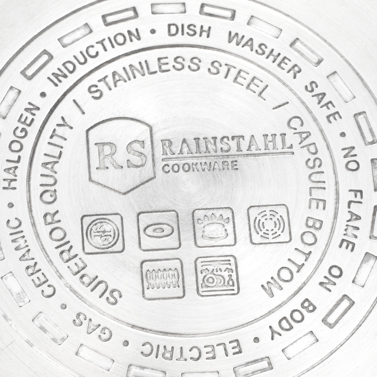 фото Набор посуды Rainstahl, 1647-06RS\CW, стальной, 6 предметов