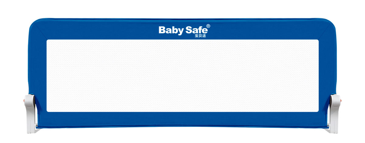 фото Baby Safe Барьер защитный для кроватки цвет синий 120 х 42 см