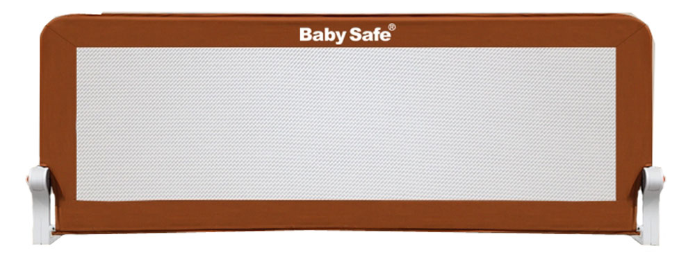 фото Baby Safe Барьер защитный для кроватки цвет коричневый 150 х 42 см