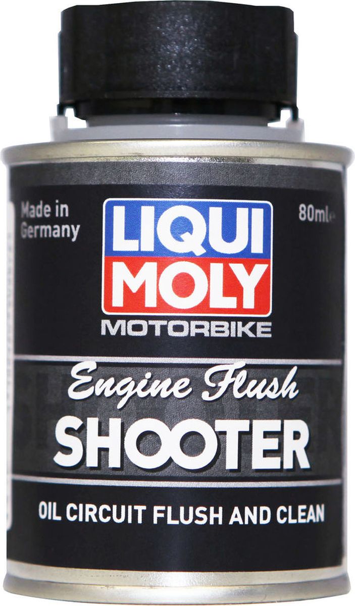 фото Промывка масляной системы двигателя Liqui Moly "Motorbike Engine Flush Shooter", 0,08 л