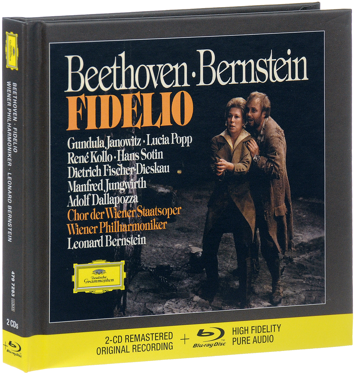 Характеристики Blu-ray + 2 CD Leonard Bernstein, Wiener Philharmoniker. Beethoven. Fidelio ...