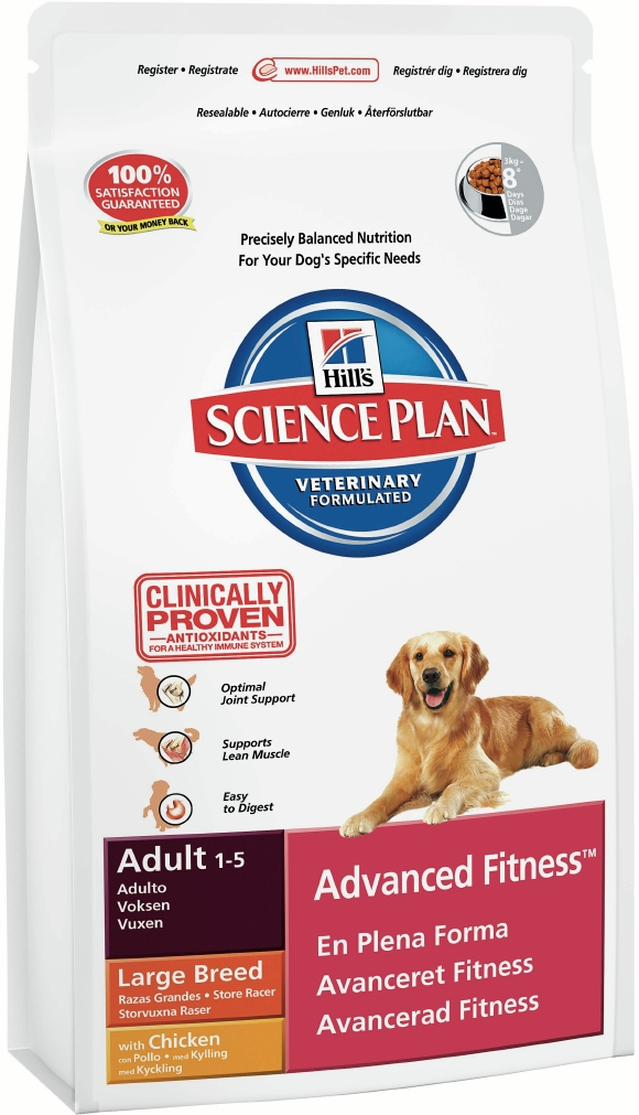 фото Корм сухой Hill's Science Plan Advanced Fitness Large Breed для собак крупных пород от 1 до 5 лет, с курицей, 12 кг