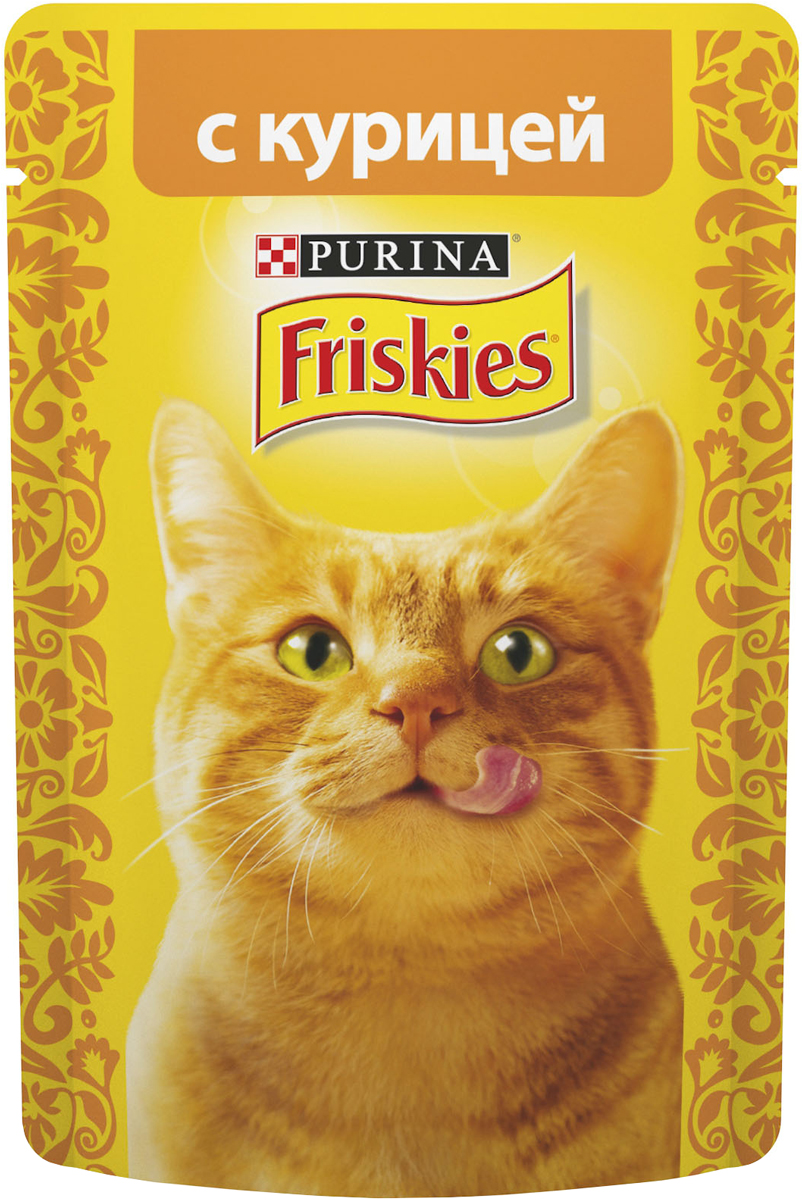 фото Консервы для кошек "Friskies", с курицей, 85 г