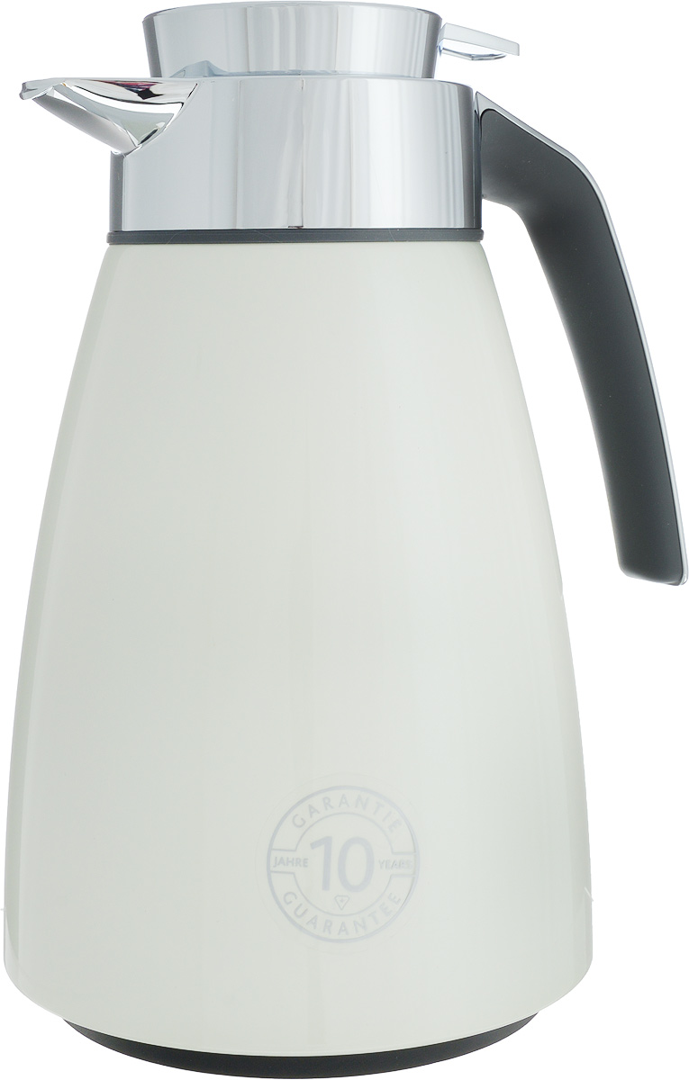 фото Термос-чайник Emsa "Bell", цвет: кремовый, серый, 1 л