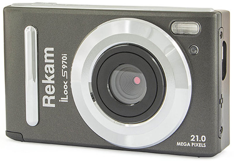 фото Компактный фотоаппарат Rekam iLook S970i, Black Metallic