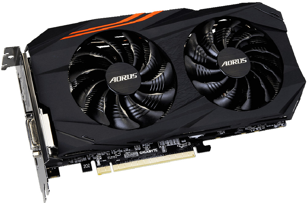 фото Видеокарта AMD (ATI) Radeon RX 570 Gigabyte PCI-E 4096Mb, GV-RX570AORUS-4GD