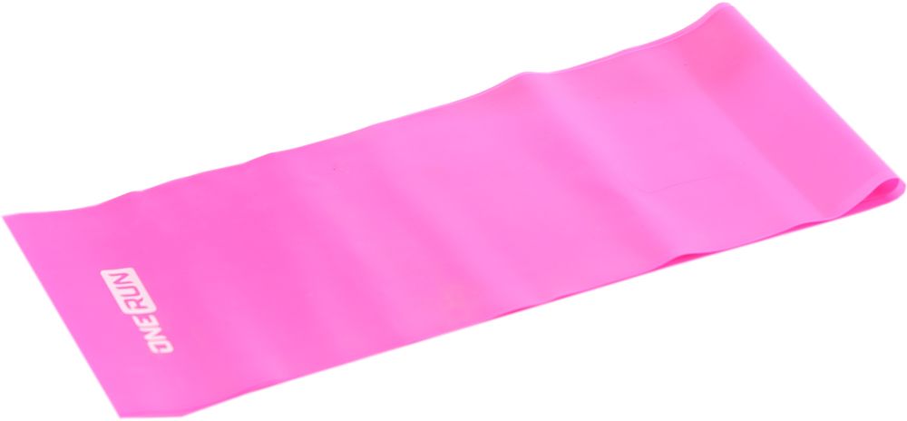 фото Эспандер-лента "OneRun", цвет: розовый, 12 х 120 см