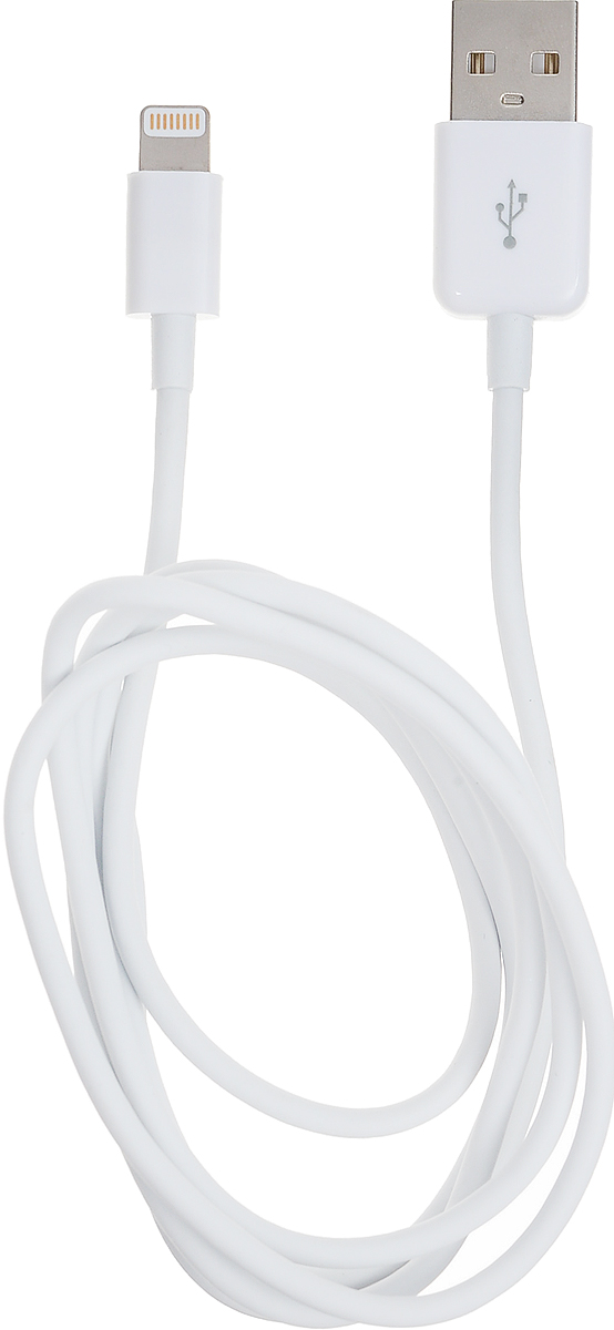 фото SAGO SG-8PIN-1M-WH, White кабель Lightning-USB MFI (1 м)