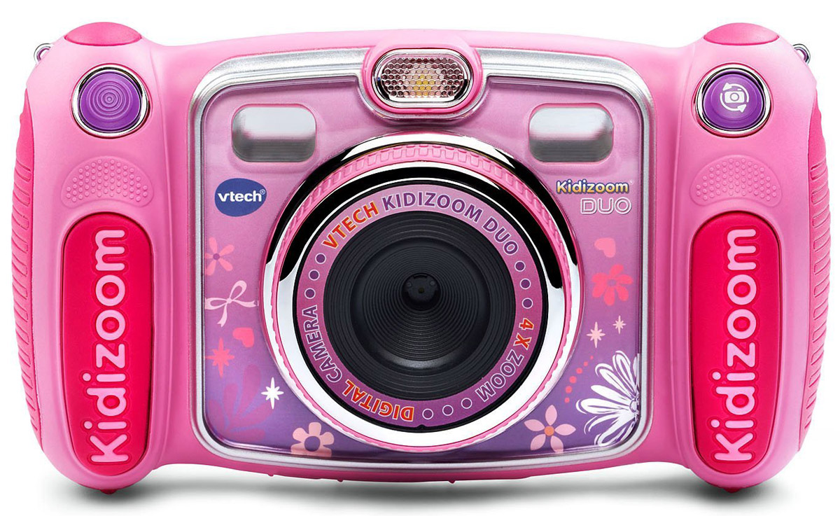 Vtech Детская цифровая фотокамера Kidizoom Duo цвет розовый