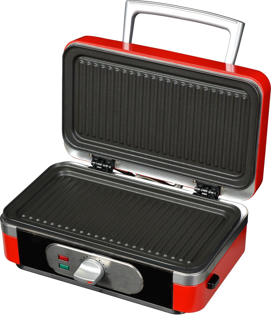 фото Вафельница GFgril GF-040 Waffle-Grill-Toast, Red 3 в 1