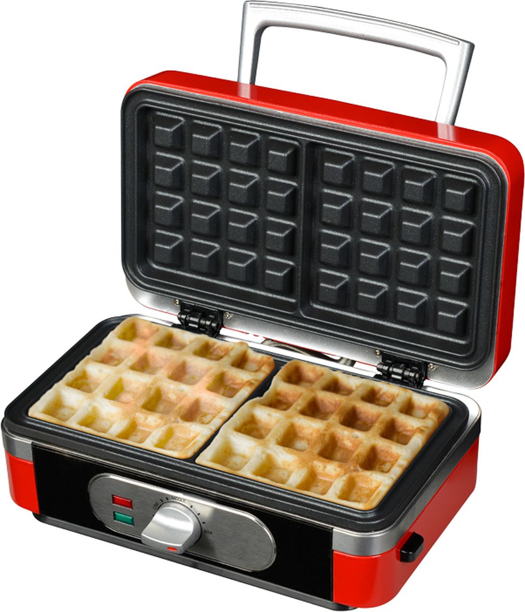 фото Вафельница GFgril GF-040 Waffle-Grill-Toast, Red 3 в 1