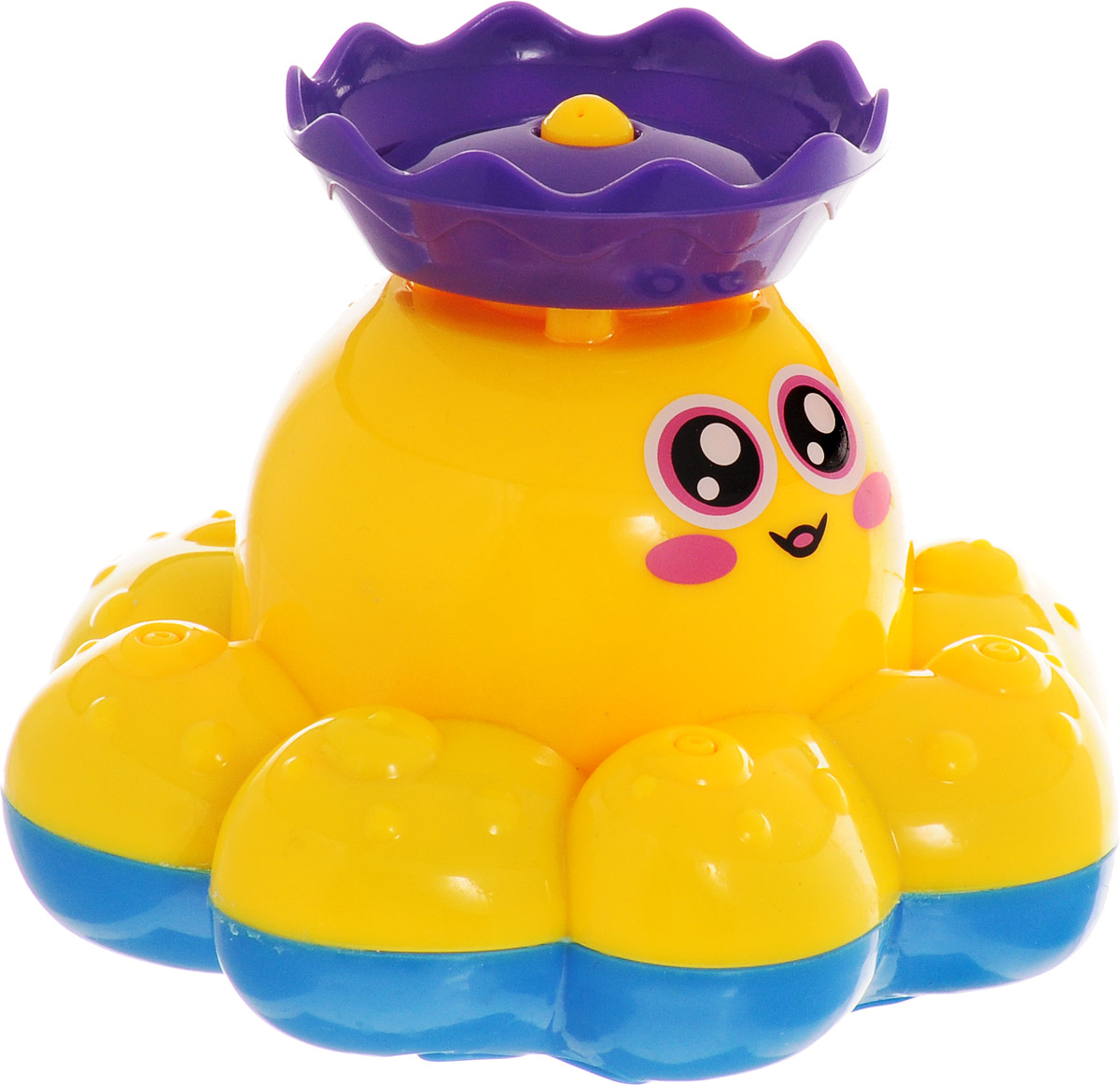 ABtoys Игрушка для ванной Осьминог-фонтан цвет желтый