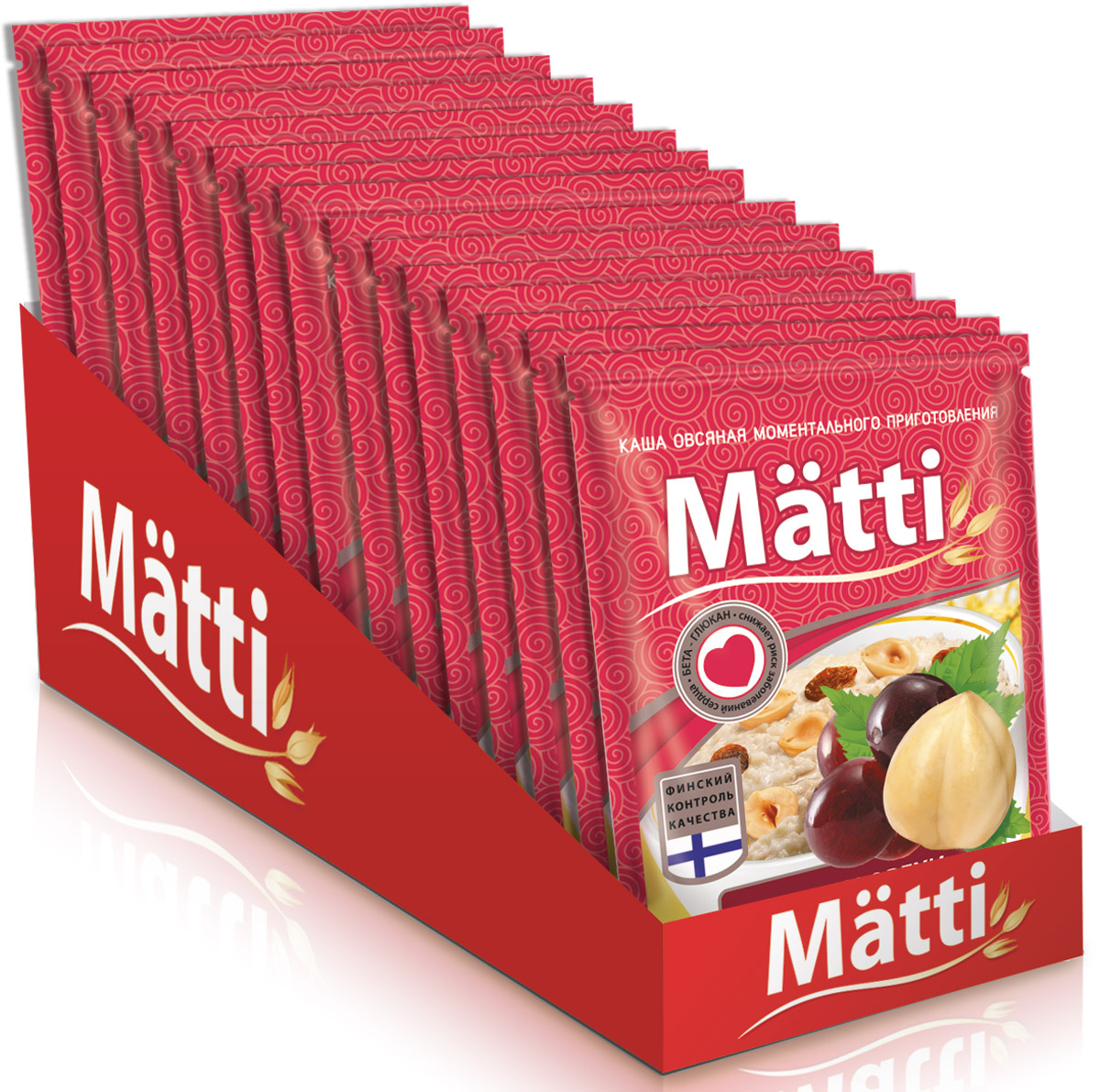 Каша matti овсяная быстрого приготовления