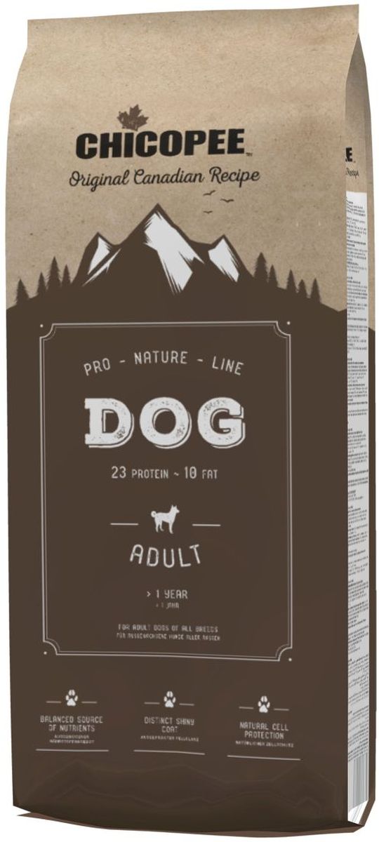 фото Корм сухой Chicopee "PNL Adult Dog", для взрослых собак всех пород, 20 кг