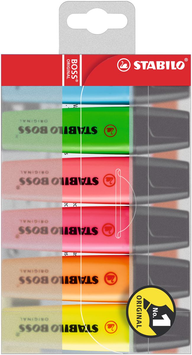 Stabilo Набор маркеров Boss Original 6 цветов Stabilo Набор маркеров Boss Original 6 цветов