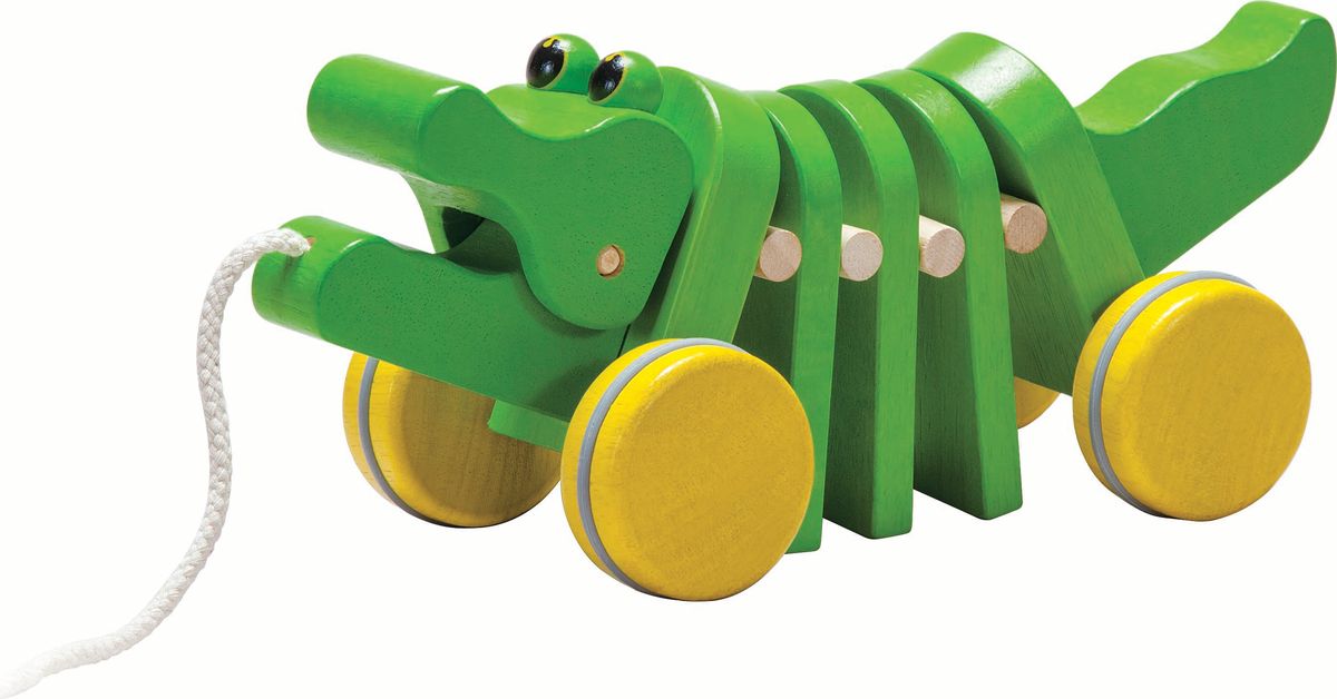 Каталка Plan Toys Танцующий крокодил, 5105