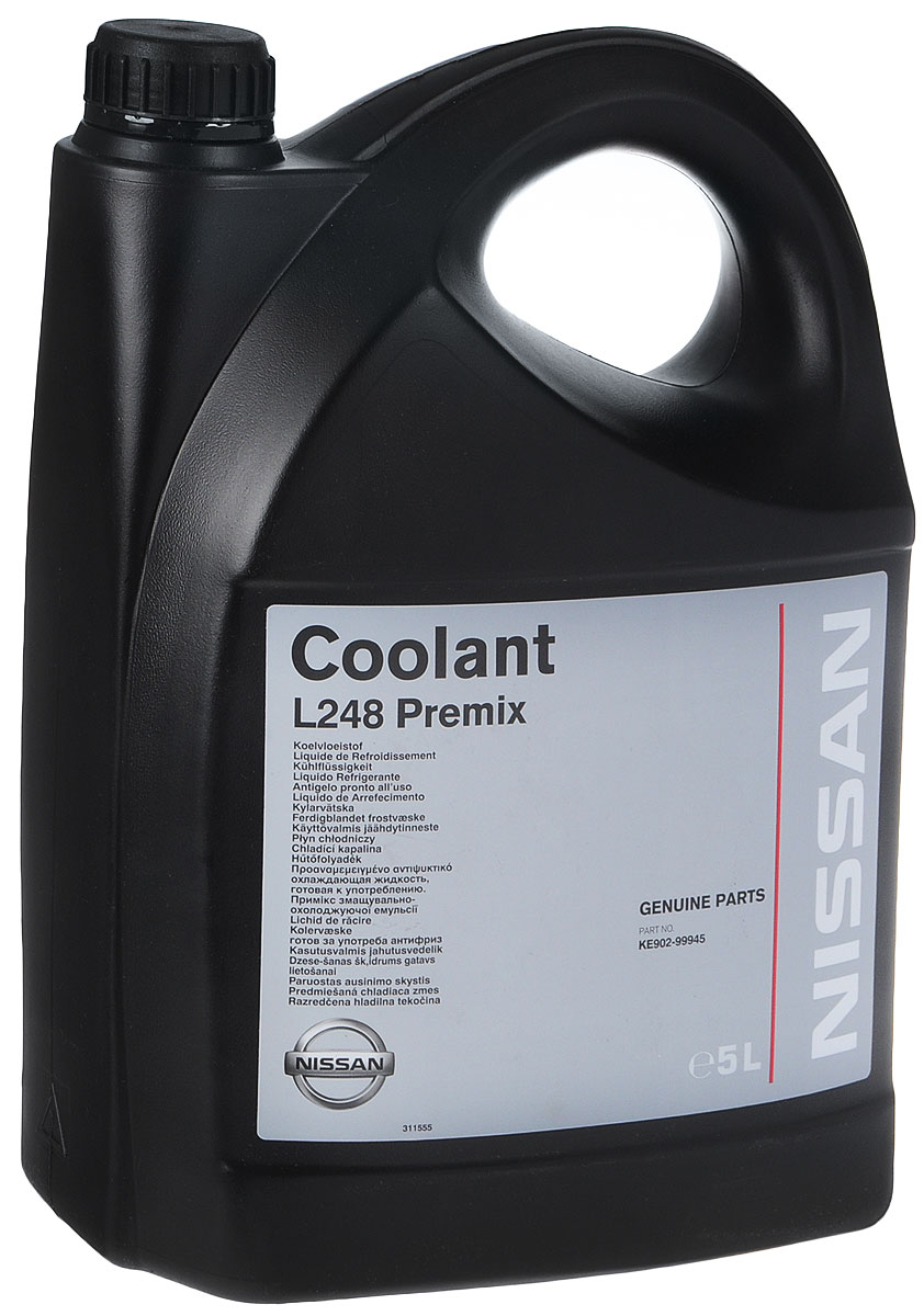 фото Антифриз готовый Nissan "Coolant L 248 Premix", 5 л