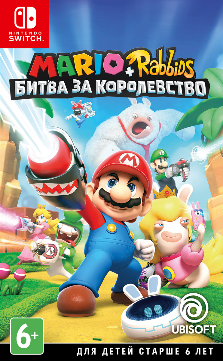 Игра Mario + Rabbids Битва за королевство (Nintendo Switch, Русская версия)  купить по низкой цене с доставкой в интернет-магазине OZON (244937250)