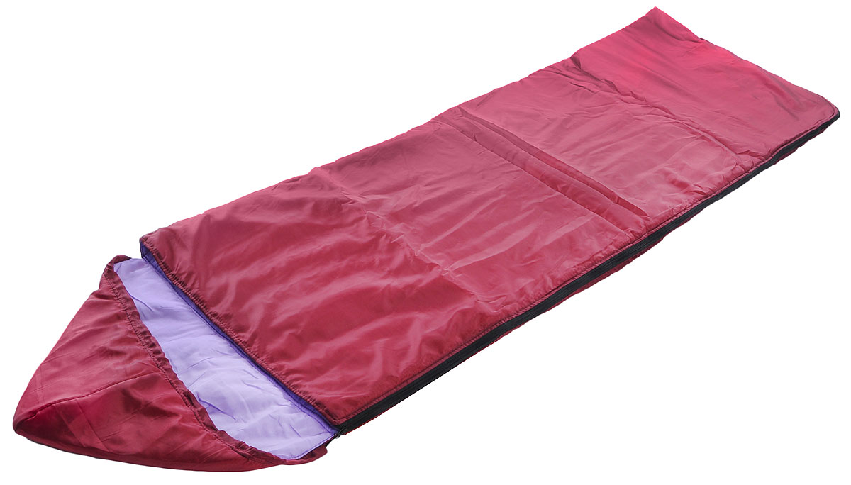 фото Спальный мешок Onlitop "Комфорт", цвет: бордовый, 225 х 70 см