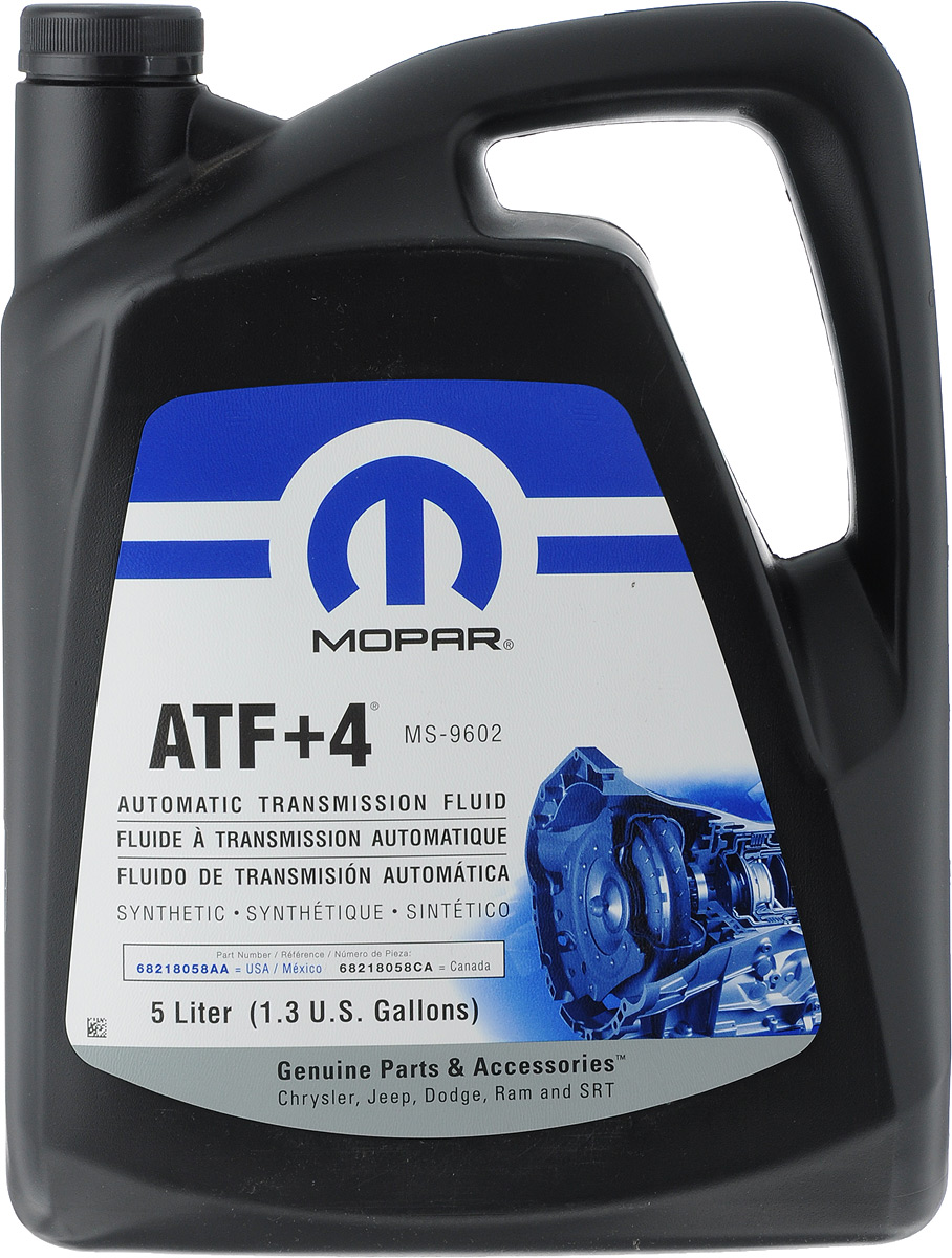 фото Гидравлическое масло MOPAR "ATF +4", 5 л