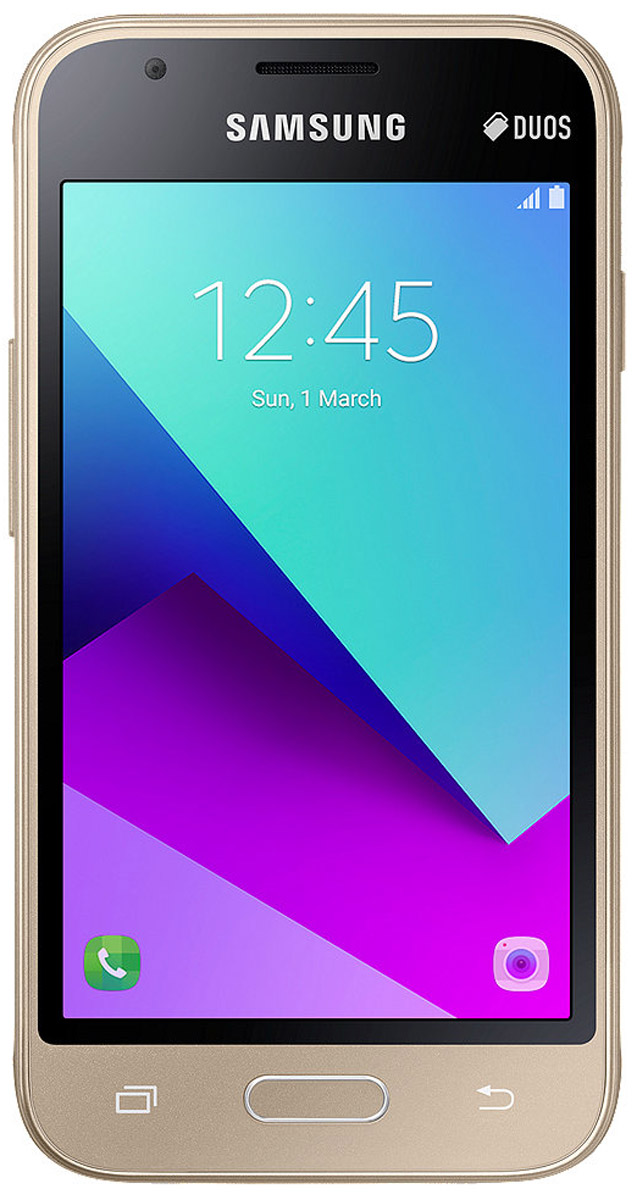 фото Смартфон Samsung Galaxy J1 Mini Prime, 8 ГБ, золотистый