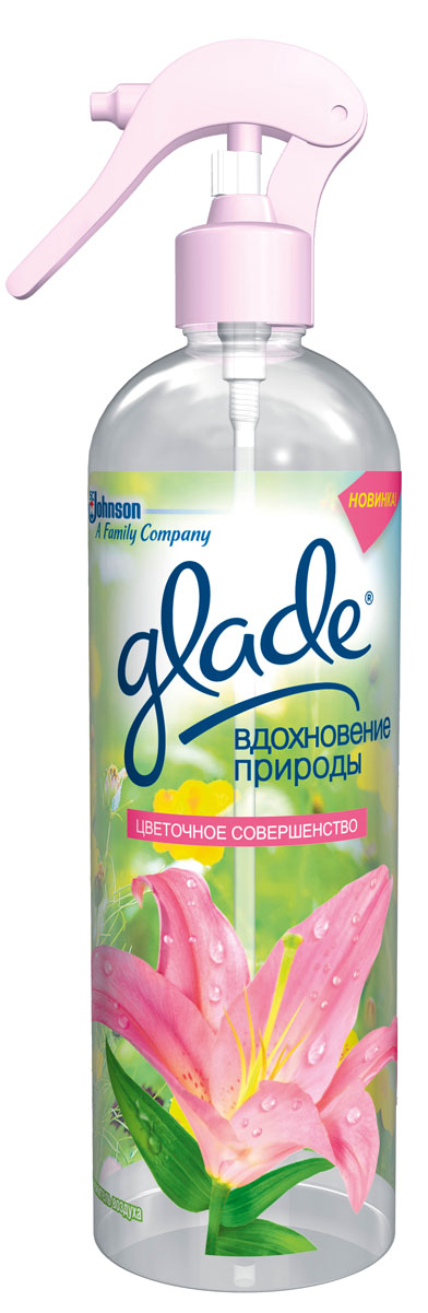 фото Освежитель воздуха Glade "Вдохновение природы. Цветочное совершенство", 405 мл