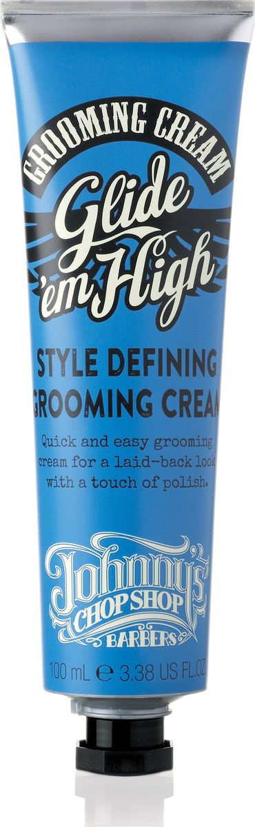 фото Johnny's Chop Shop Glide Em High Grooming Cream крем для укладки волос, 100 мл Johnny`s chop shop