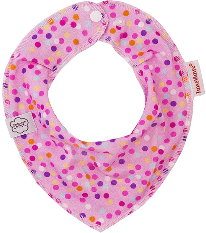 фото ImseVimse Нагрудник Bandana Pink Bubbles