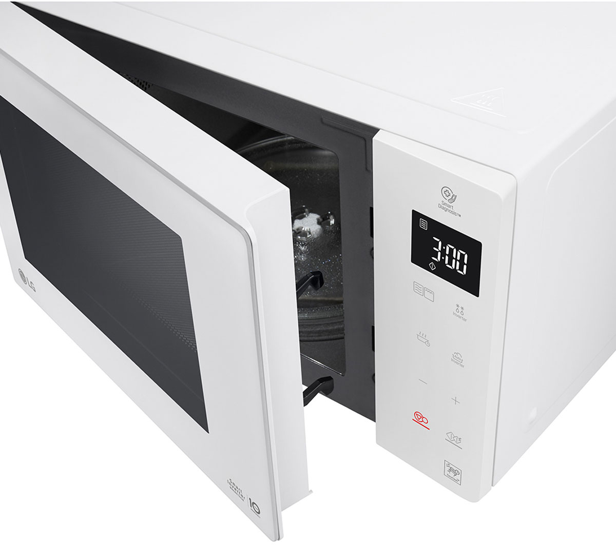 фото Микроволновая печь LG MB65W95GIH, White с грилем