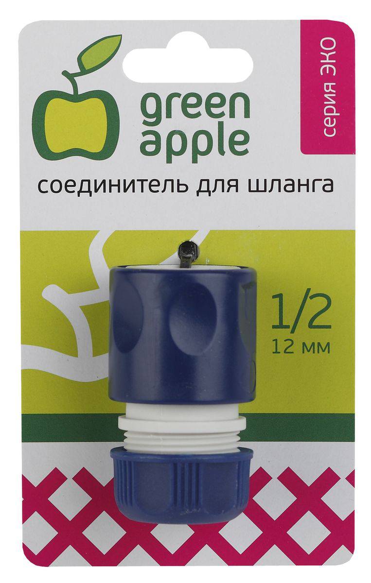 фото Коннектор для шланга Green Apple "ЕСО", 12 мм (1/2")