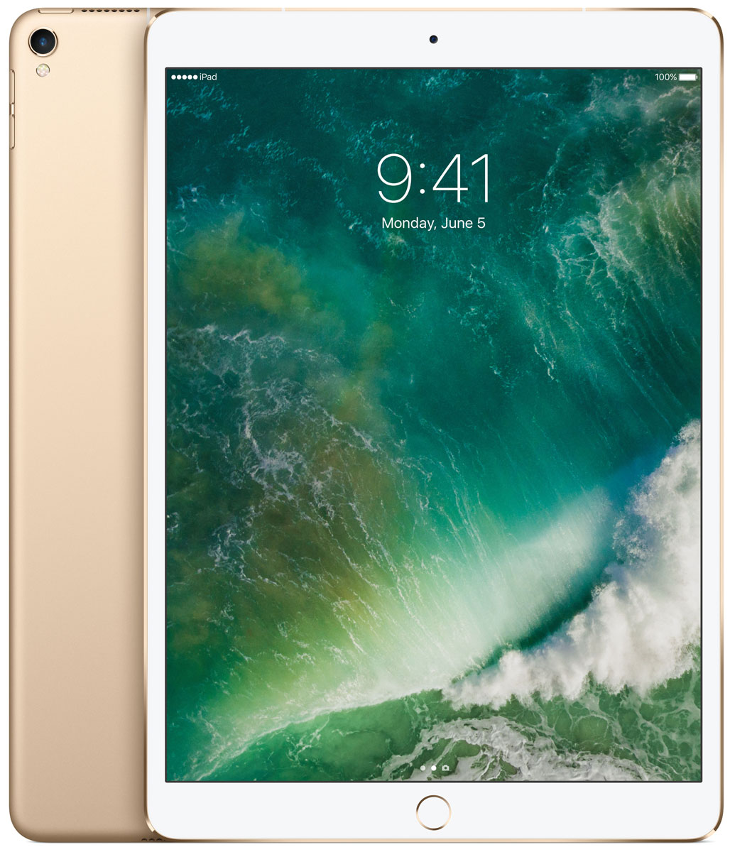 фото Планшет Apple iPad Pro 10.5" Wi-Fi + Cellular (2017), 64 ГБ, золотистый