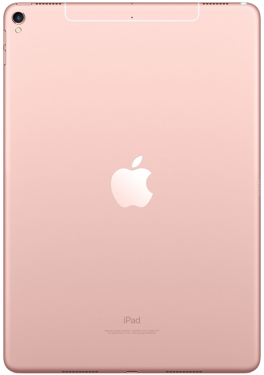 фото Планшет Apple iPad Pro 10.5" Wi-Fi + Cellular (2017), 256 ГБ, розовое золото