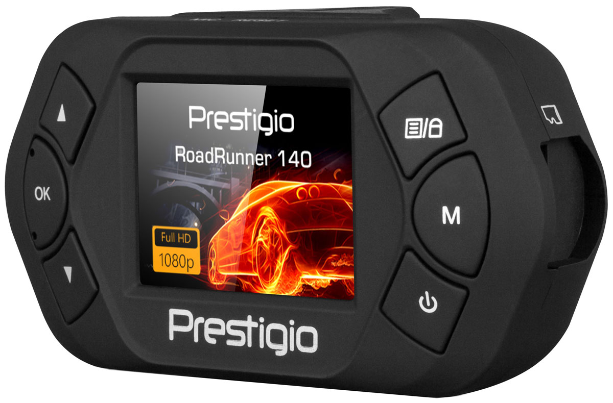 фото Prestigio RoadRunner 140, Black видеорегистратор