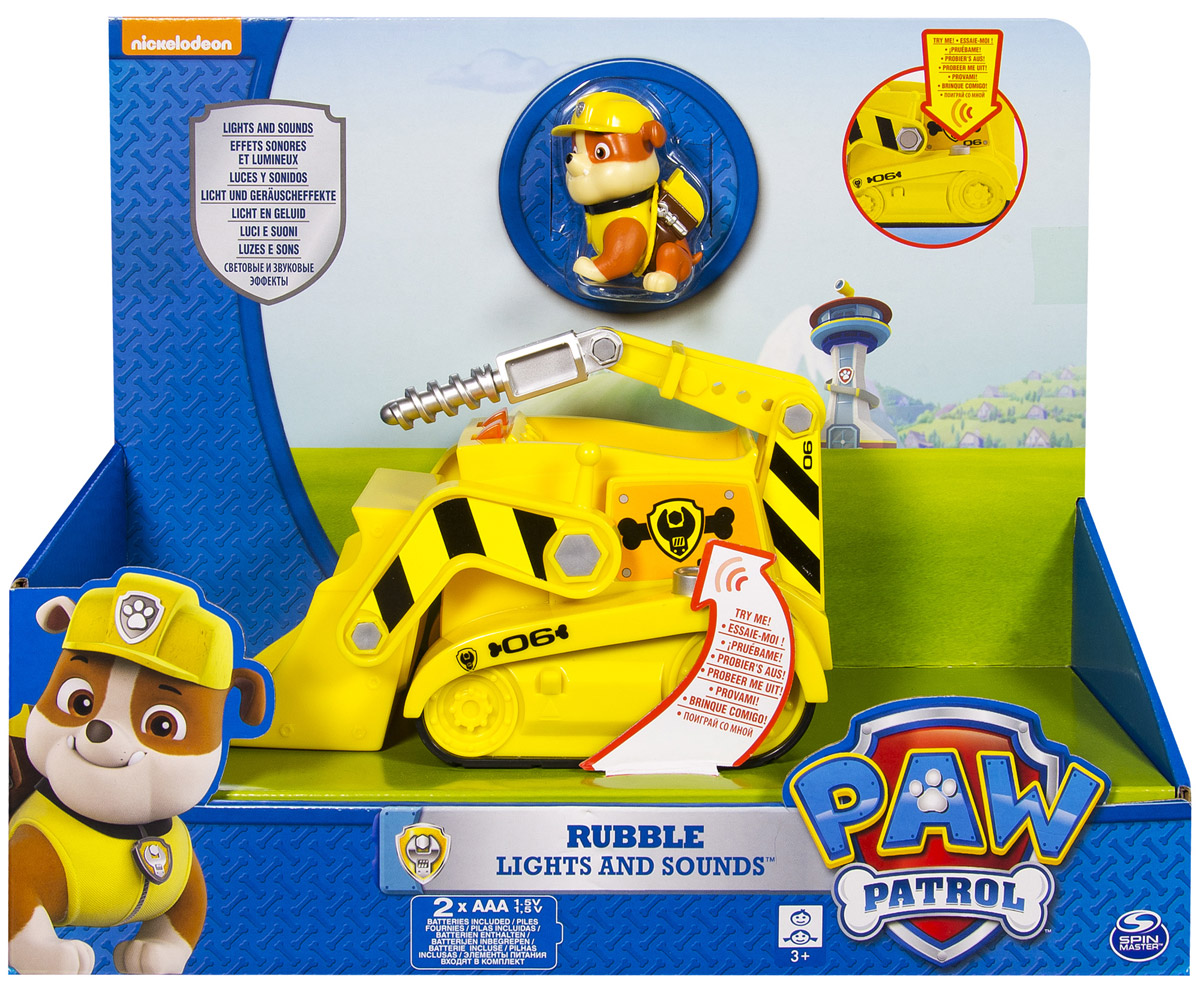 фото Paw Patrol Игровой набор Rubble Lights and Sounds