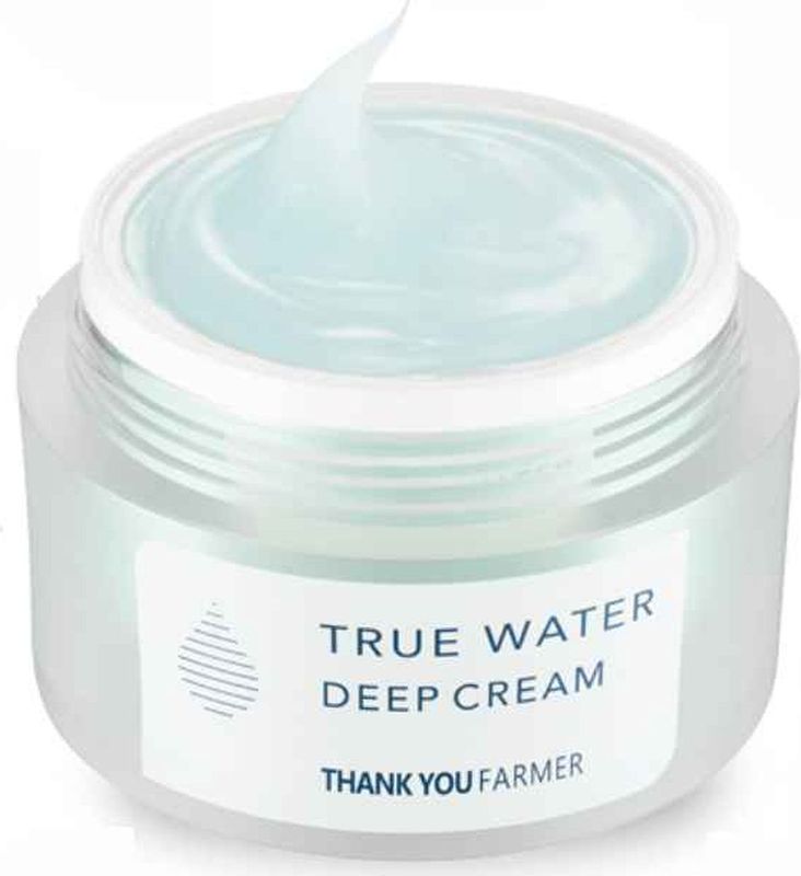 Water cream. Крем true Water эмульсия. Thank you Farmer косметика. True Water Deep Cream. True Water крем для лица.