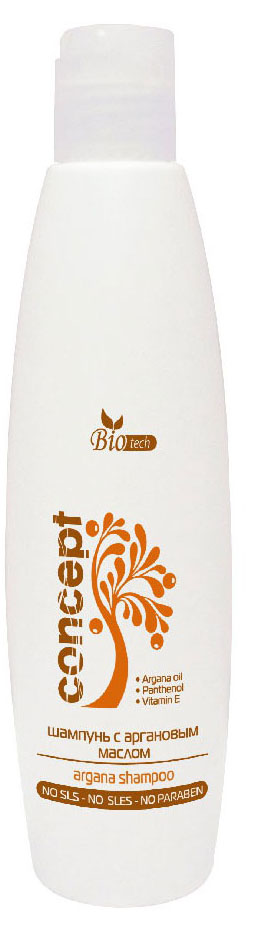 Сoncept BIO Tech Argana Шампунь для волос с Аргановым маслом (Argana Shampoo), 250мл