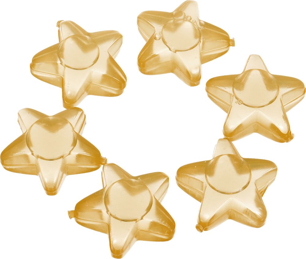 фото Лед многоразовый Marmiton "Звезды", цвет: золотой, 6 шт