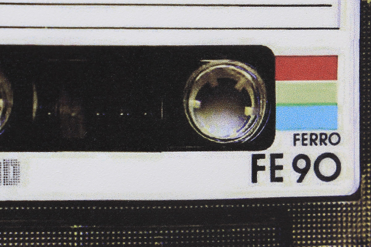 фото Обложка для студенческого билета Kawaii Factory "Ретро-кассета", цвет: черный, белый. KW067-000017