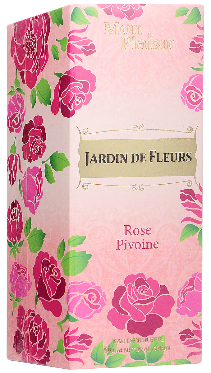 Mon Plaisir Jardin de Fleurs Rose Pivoine туалетная вода, 90 мл