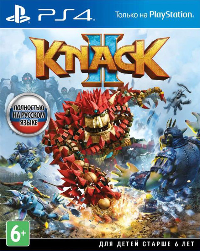 Игра Knack 2 (PlayStation 4, Русская версия)