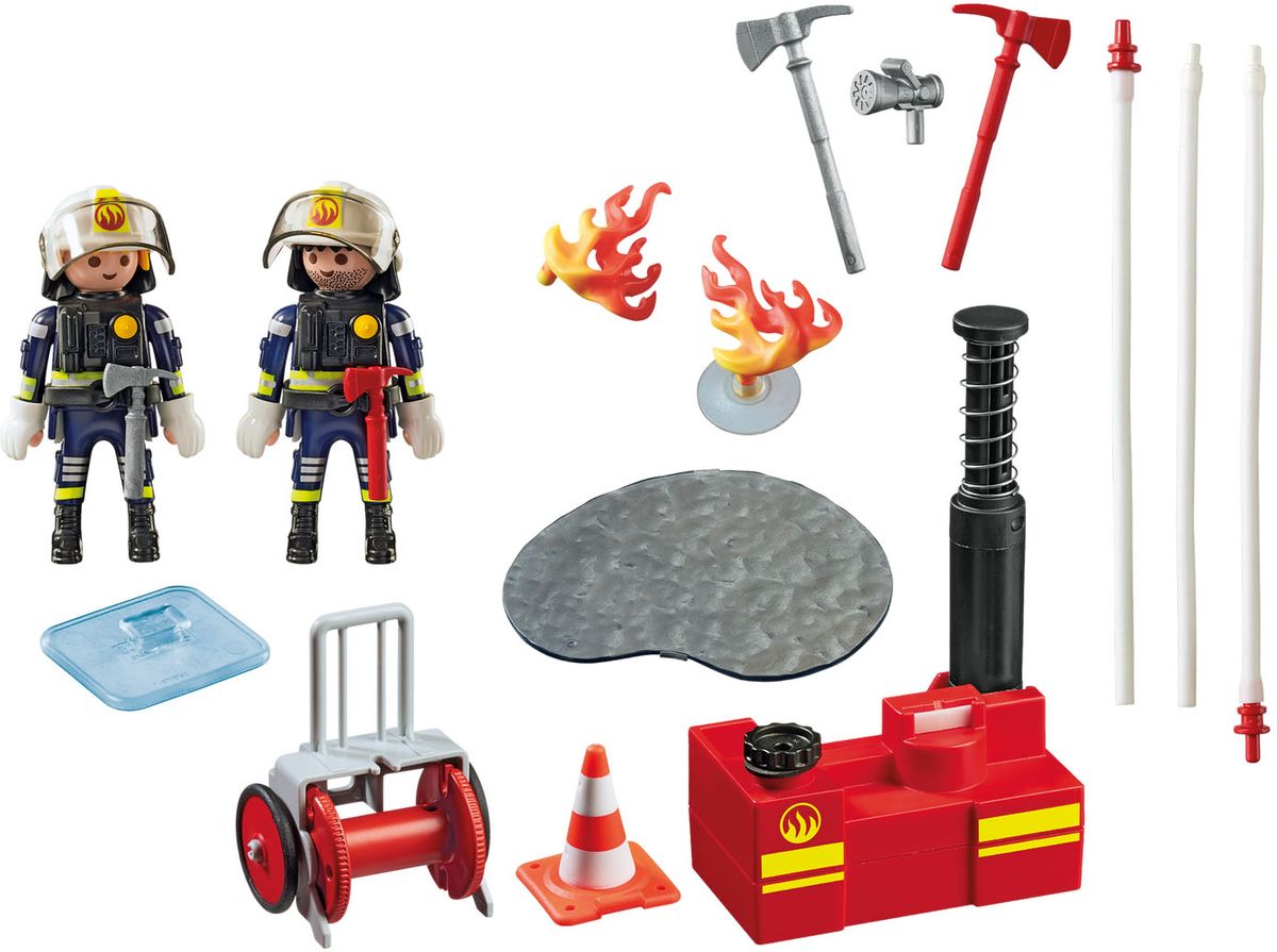 фото Playmobil Игровой набор Операция по тушению пожара с водяным насосом