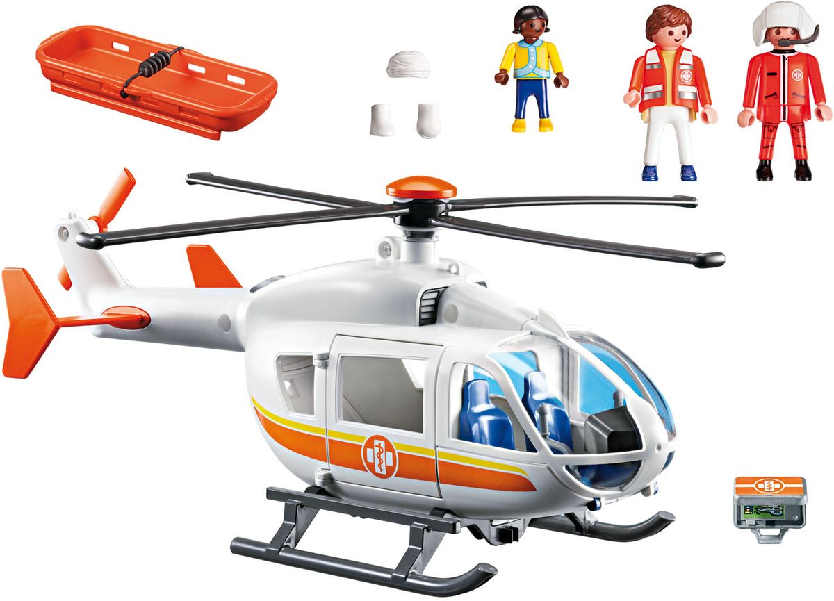 Playmobil Игровой набор Детская клиника Вертолет скорой помощи